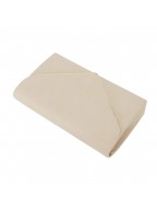 Beige Evening Bag with Metal Trim