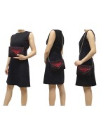 Ladies Party Black and Red Tote Bag