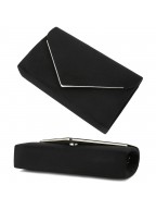Metallic trim evening bag