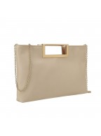 Women's Convertible Beige Clutch