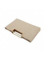 Women's Convertible Beige Clutch