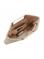 Women's Convertible Beige Clutch