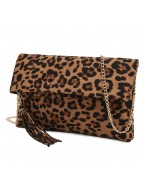 Women's Leopard Clutch