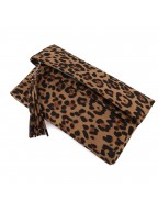 Women's Leopard Clutch