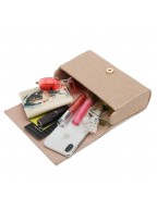 Women's crocodile pattern clutch
